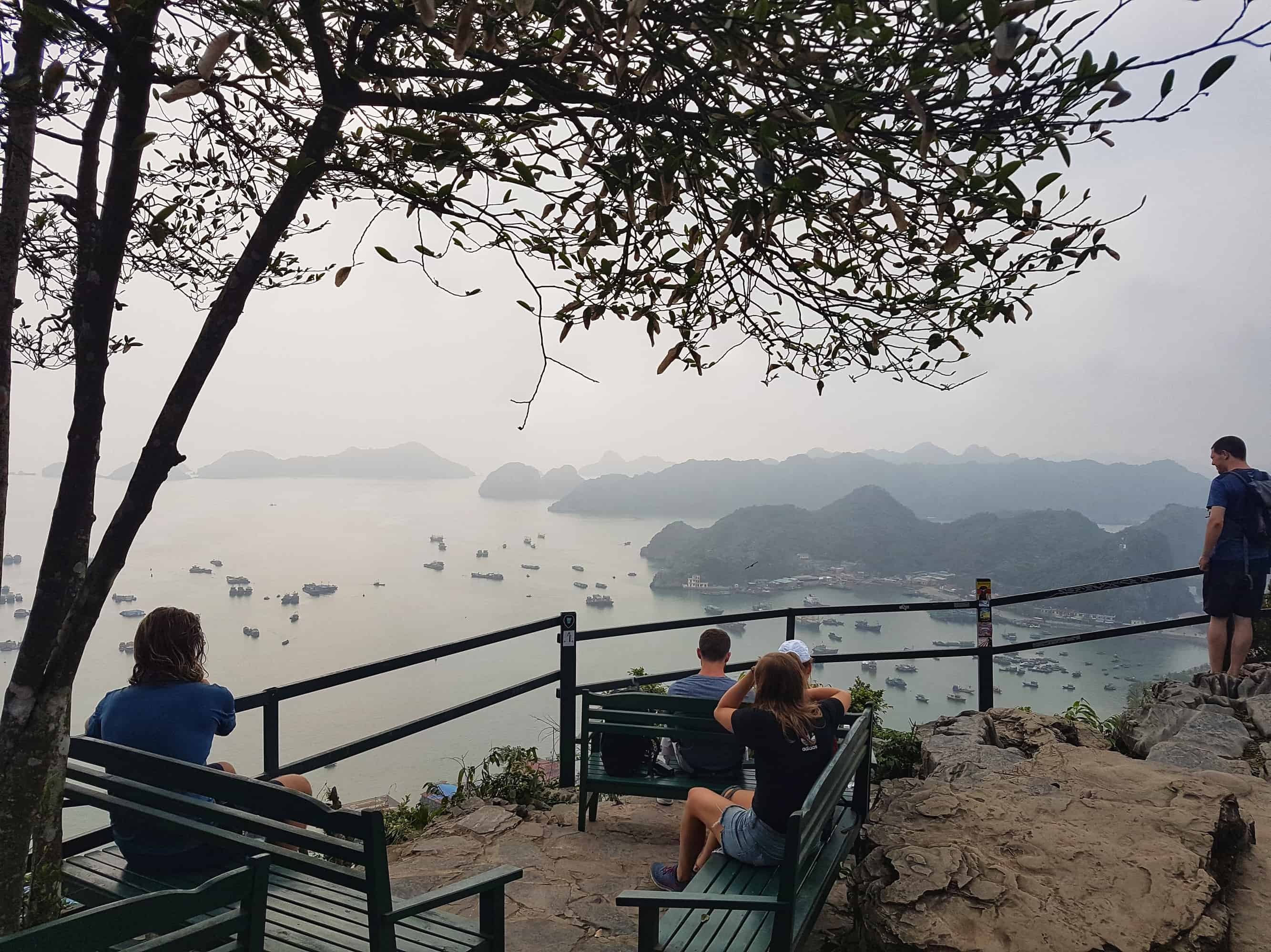 The Sunset Point at Cannon Fort, Cat Ba Island, Vietnam