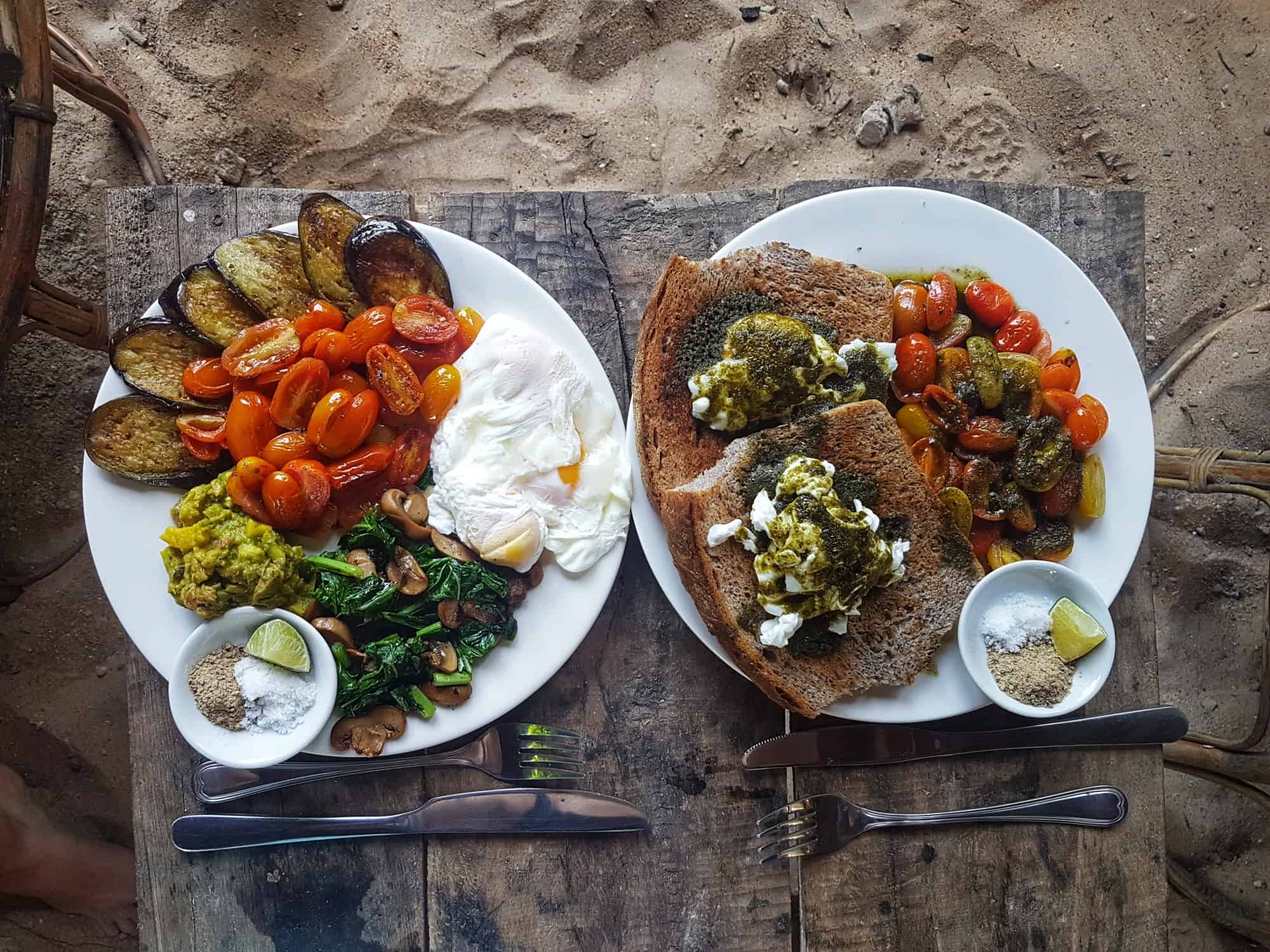 Breakfast at The Sea Pony, M'Phai Bay, Cambodia