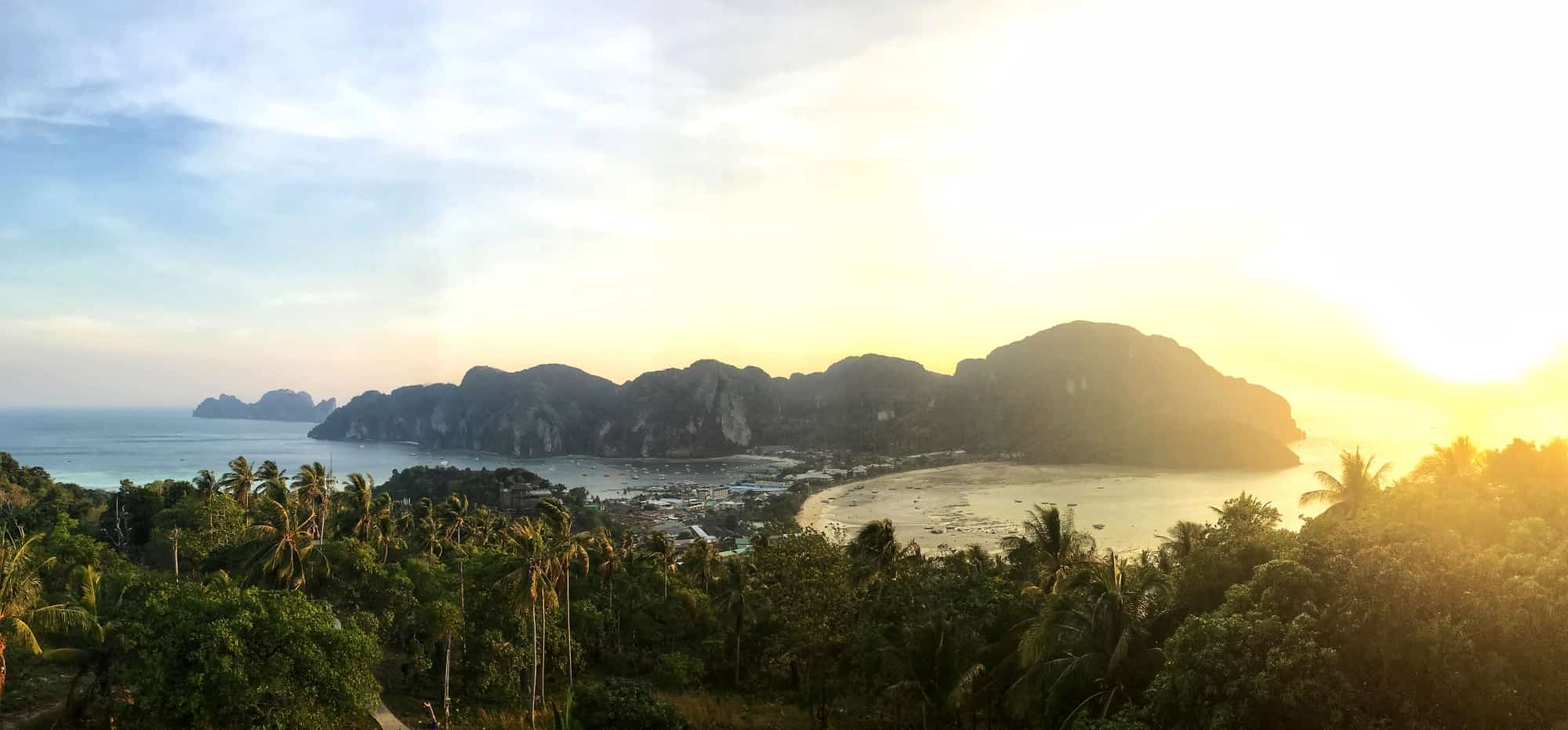 Sunset at Koh Phi Phi, Viewpoint 1