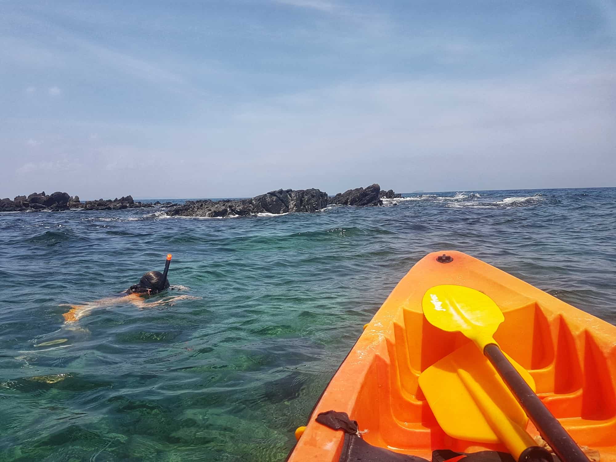 snorkeling and kayaking at shark point koh phi phi
