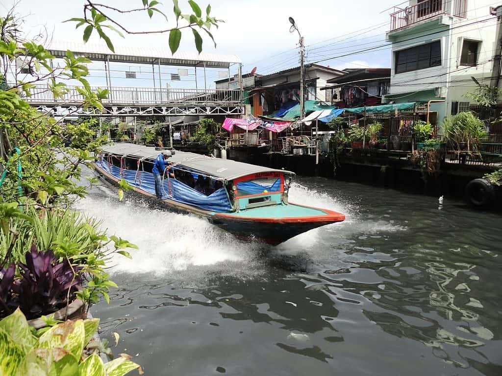 Klong Canal Taxi in Bangkok