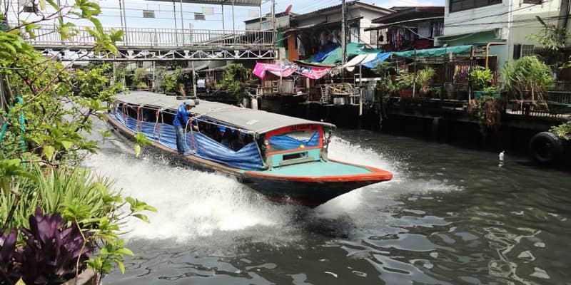 Klong Canal Taxi in Bangkok