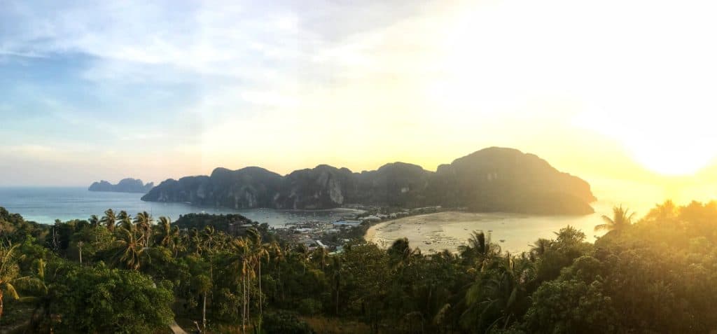 Sunset at Koh Phi Phi, Viewpoint 1