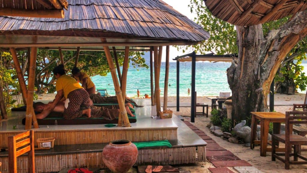 Massage at Long Beach, Koh Phi Phi