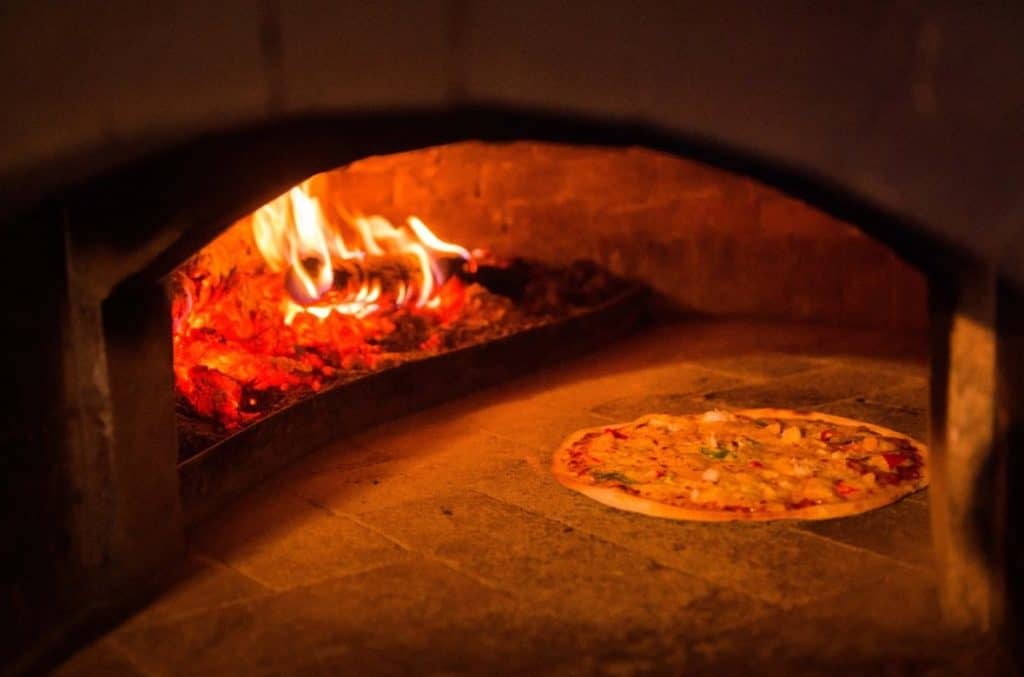 Villa Bali Pizzeria and their Italian oven